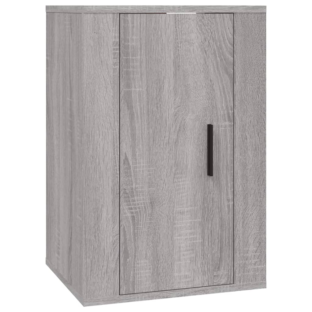 Meuble TV Suspendu Effet Sonoma Gris - 180 cm-Mon Meuble TV-Gris béton-4-5