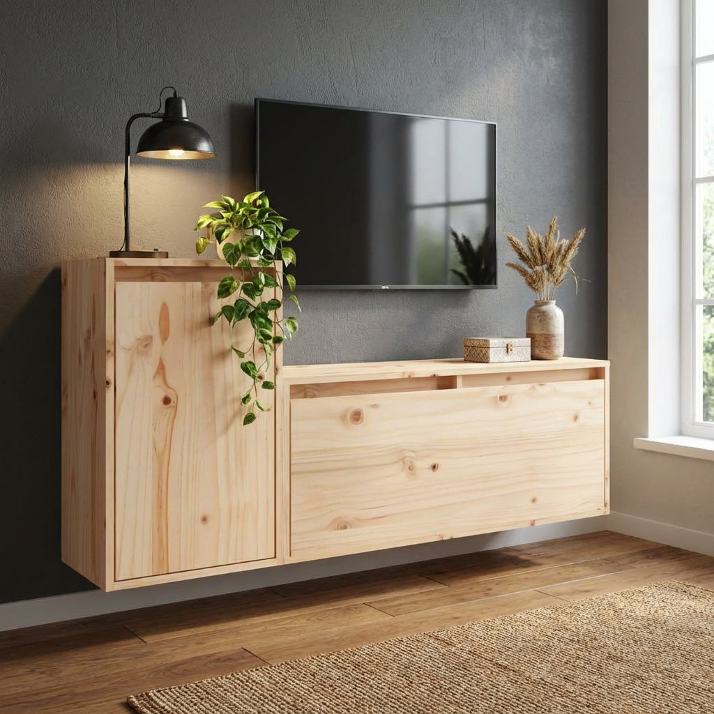 meuble-tv-suspendu-en-bois-massif-de-pin-2-pieces-decor