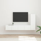 Meuble TV Suspendu en L Couleur Gris Sonoma - 3 Pièces-Mon Meuble TV-Blanc-20