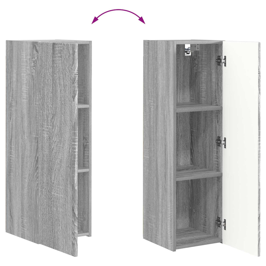 Meuble TV Suspendu en L Couleur Gris Sonoma - 3 Pièces-Mon Meuble TV-Sonoma gris-11