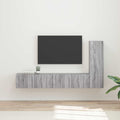 Meuble TV Suspendu en L Couleur Gris Sonoma - 3 Pièces-Mon Meuble TV-Sonoma gris-2