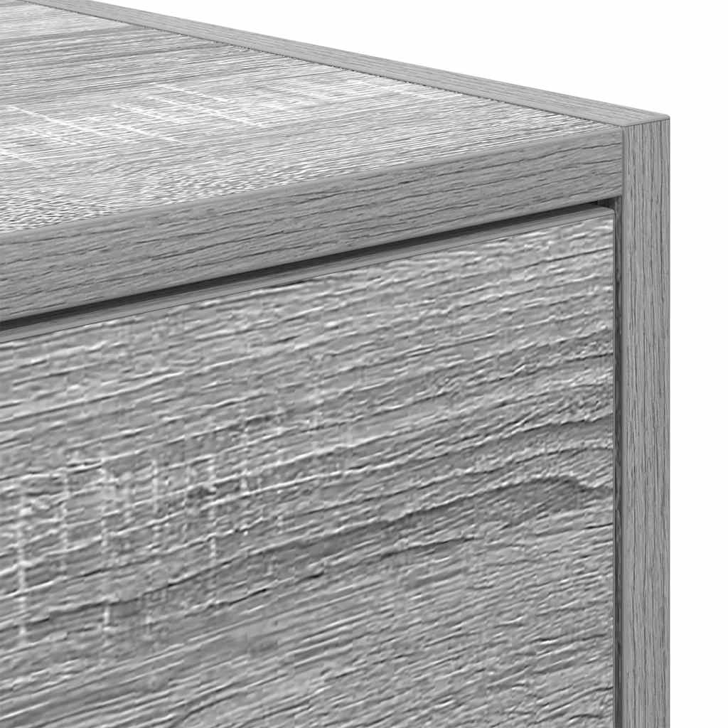 Meuble TV Suspendu Finition Sonoma Gris - 100 cm-Mon Meuble TV-Gris béton-60 cm-1-10