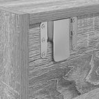 Meuble TV Suspendu Finition Sonoma Gris - 100 cm-Mon Meuble TV-Gris béton-60 cm-1-11