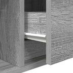 Meuble TV Suspendu Finition Sonoma Gris - 100 cm-Mon Meuble TV-Gris béton-60 cm-1-12