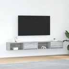 Meuble TV Suspendu Finition Sonoma Gris - 100 cm-Mon Meuble TV-Sonoma gris-100 cm-2-36