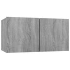 Meuble TV Suspendu Finition Sonoma Gris - 60 cm-Mon Meuble TV-Gris sonoma-1-1