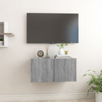 Meuble TV Suspendu Finition Sonoma Gris - 60 cm-Mon Meuble TV-Gris sonoma-1-2
