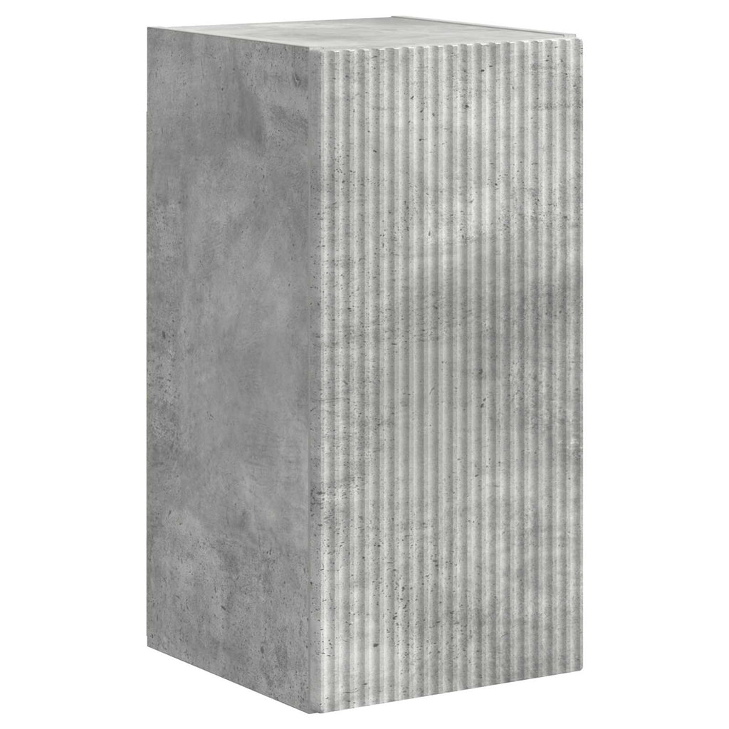 Meuble TV Suspendu Gris Effet Béton - 5 Pièces-Mon Meuble TV-6