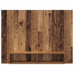 Meuble TV Suspendu Industriel Effet Bois Ancien - 120 cm-Mon Meuble TV-5