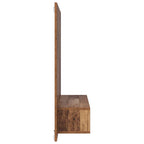 Meuble TV Suspendu Industriel Effet Bois Ancien - 120 cm-Mon Meuble TV-6