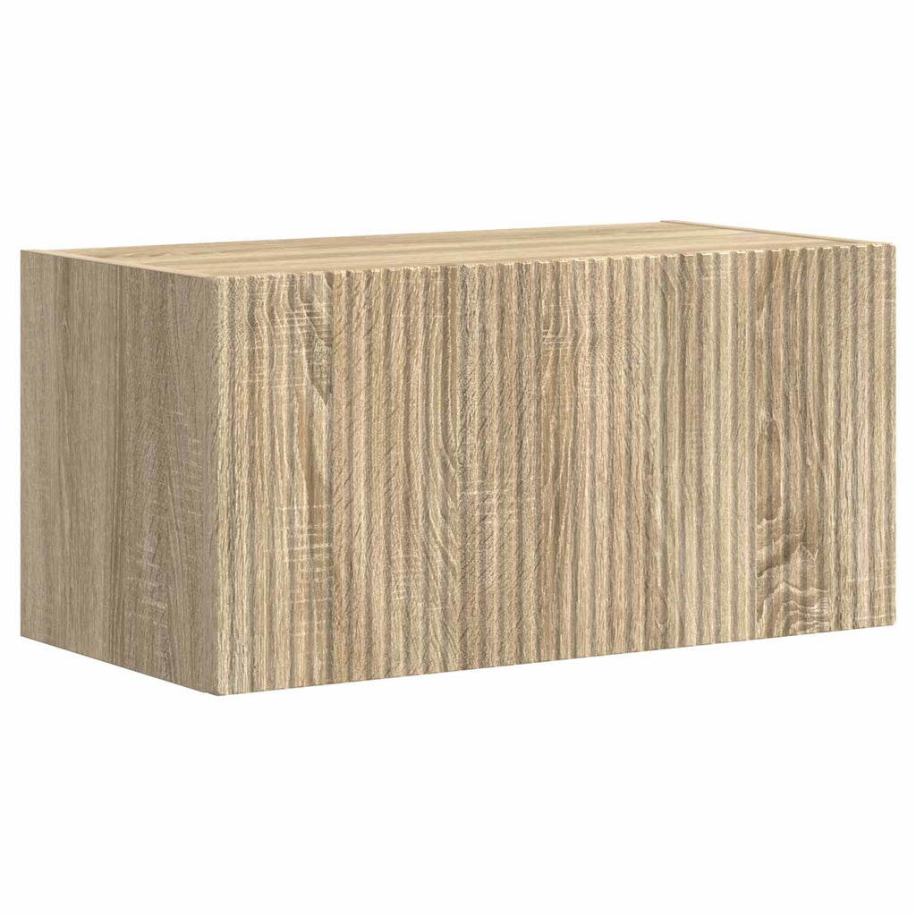 Meuble TV Suspendu Moderne Effet Chêne Sonoma - 5 Pièces-Mon Meuble TV-5