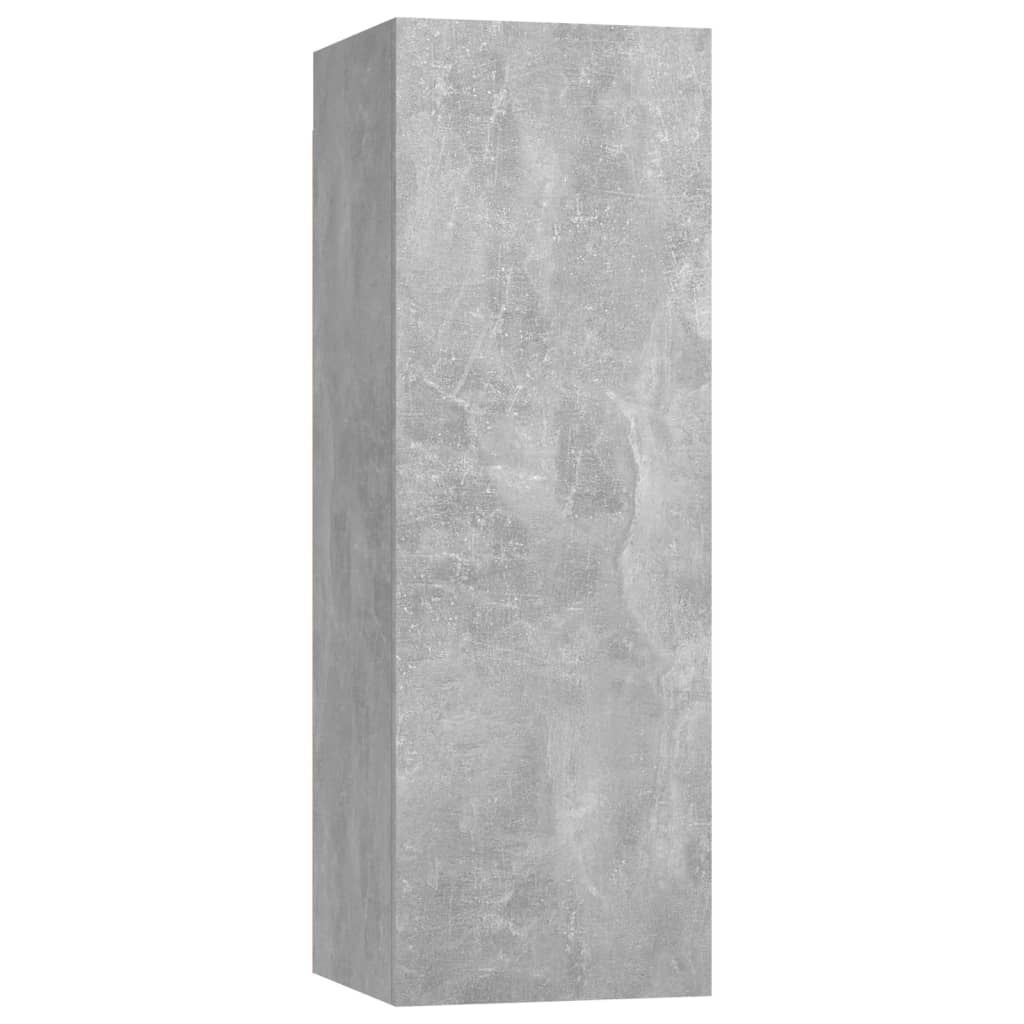 Meuble TV Suspendu Original Effet Béton - 3 Pièces-Mon Meuble TV-Gris béton-60 cm-3-5