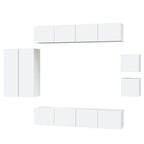 Meuble TV Suspendu Scandinave Blanc - 8 Pièces-Mon Meuble TV-Blanc-1