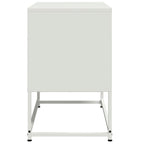 Meuble TV Tout Blanc en Acier - 68,5 cm-Mon Meuble TV-Jaune-1-7
