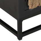 Meuble TV Type Industriel en Manguier et Jute - 120 cm-Mon Meuble TV-6