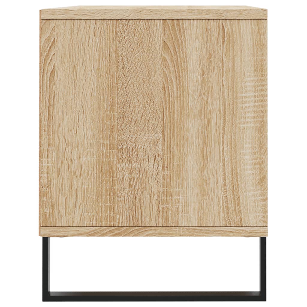 Meuble TV Vintage Gris Effet Béton - 100 cm-Mon Meuble TV-7