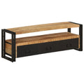Meuble TV Vintage Industriel en Bois Recyclé - 120 cm-Mon Meuble TV-bois de manguier massif-1-13