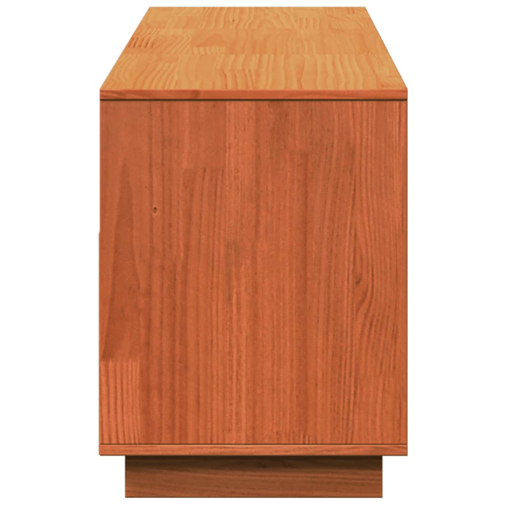 Meuble TV Vintage Marron en Pin Massif - 140 cm-Mon Meuble TV-Marron-1-7