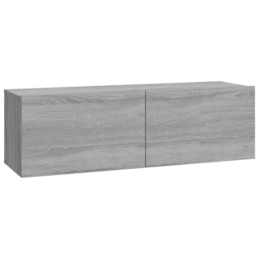 Meuble TV XXL Effet Chêne Sonoma Gris - 7 Pièces-Mon Meuble TV-Chêne fumé-80 cm-7-6