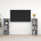 Petit Meuble de Télé Effet Béton - 72 cm-Mon Meuble TV-10