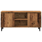 Petit Meuble TV 3 Tiroirs Effet Sonoma Gris - 102 cm-Mon Meuble TV-4