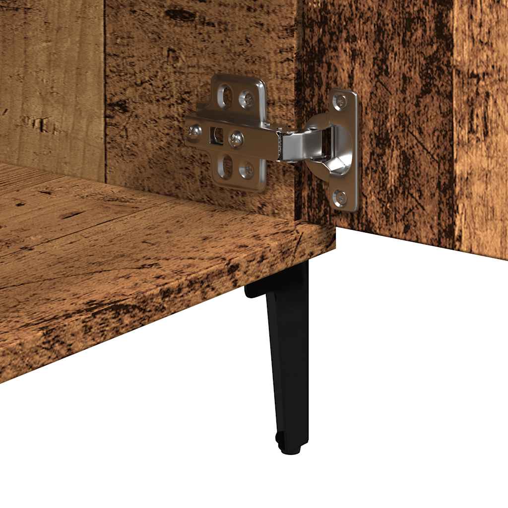 Petit Meuble TV 3 Tiroirs Effet Sonoma Gris - 102 cm-Mon Meuble TV-8