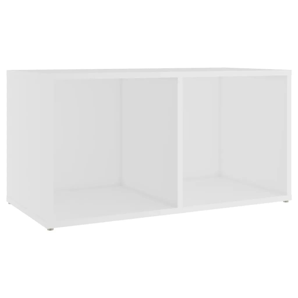 Petit Meuble TV Blanc Laqué - 72 cm-Mon Meuble TV-1