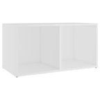 Petit Meuble TV Blanc Laqué - 72 cm-Mon Meuble TV-1