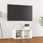 Petit Meuble TV Blanc Laqué - 72 cm-Mon Meuble TV-2
