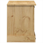 Petit Meuble TV Bois Clair en Pin Massif - 100 cm-Mon Meuble TV-5
