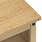 Petit Meuble TV Bois Clair en Pin Massif - 100 cm-Mon Meuble TV-7