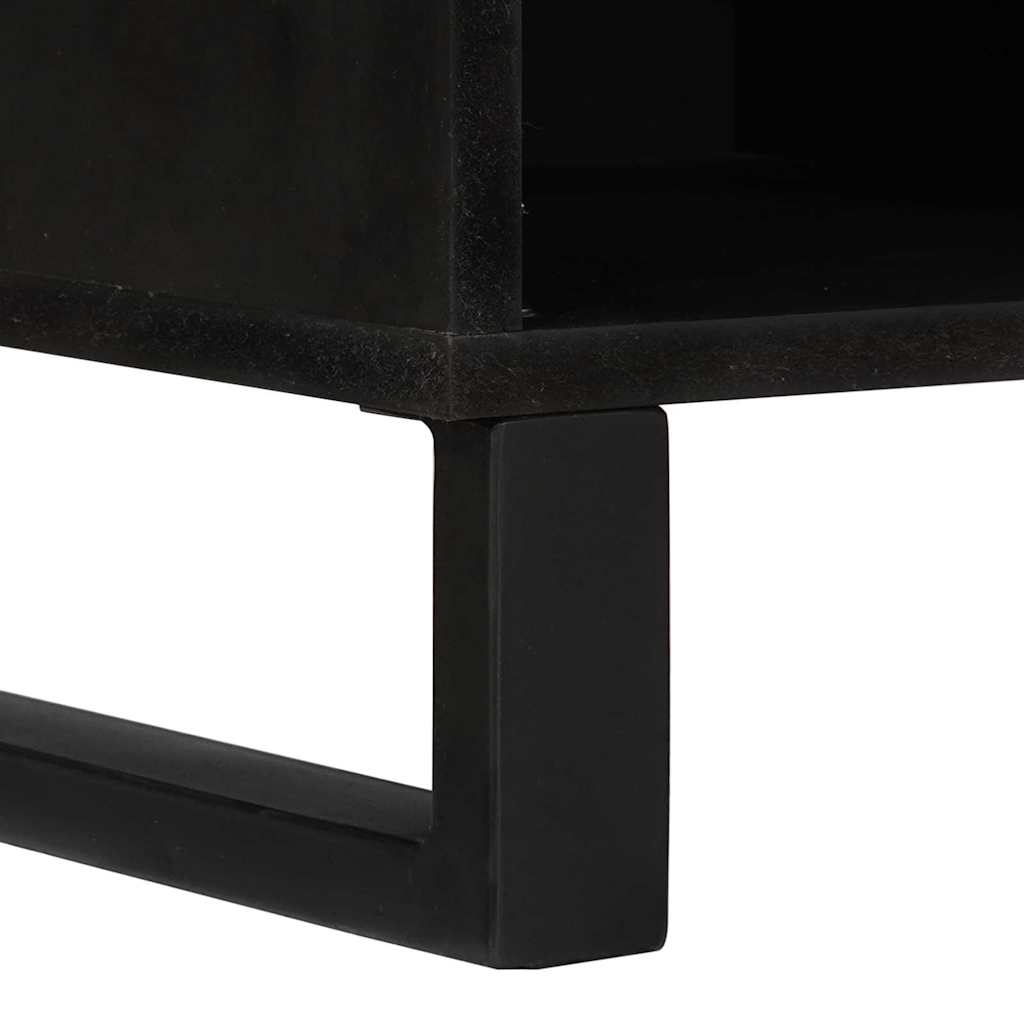 Petit Meuble TV Bois Foncé Effet Noyer - 105 cm-Mon Meuble TV-Noyer-6