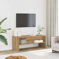 Petit Meuble TV Effet Chêne Artisanal - 100 cm-Mon Meuble TV-Chêne artisanal-2
