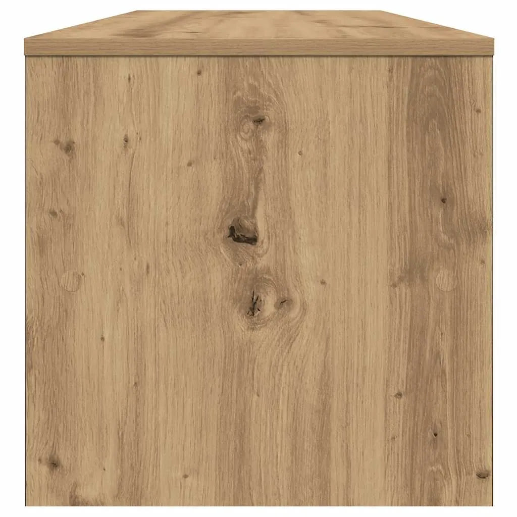 Petit Meuble TV Effet Chêne Artisanal - 100 cm-Mon Meuble TV-Chêne artisanal-5