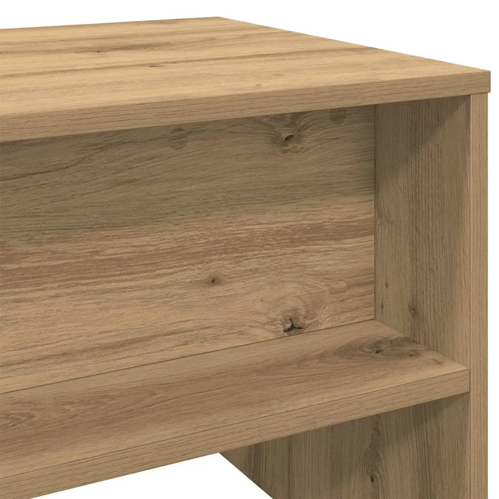 Petit Meuble TV Effet Chêne Artisanal - 100 cm-Mon Meuble TV-Chêne artisanal-7