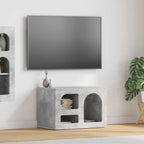 Petit Meuble TV en Bois Ancien - 60 cm-Mon Meuble TV-Gris béton-15