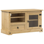 Petit Meuble TV en Bois de Pin Massif - 100 cm-Mon Meuble TV-1