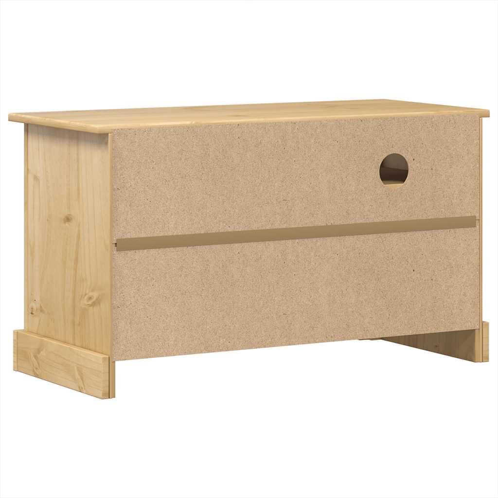 Petit Meuble TV en Bois de Pin Massif - 100 cm-Mon Meuble TV-6