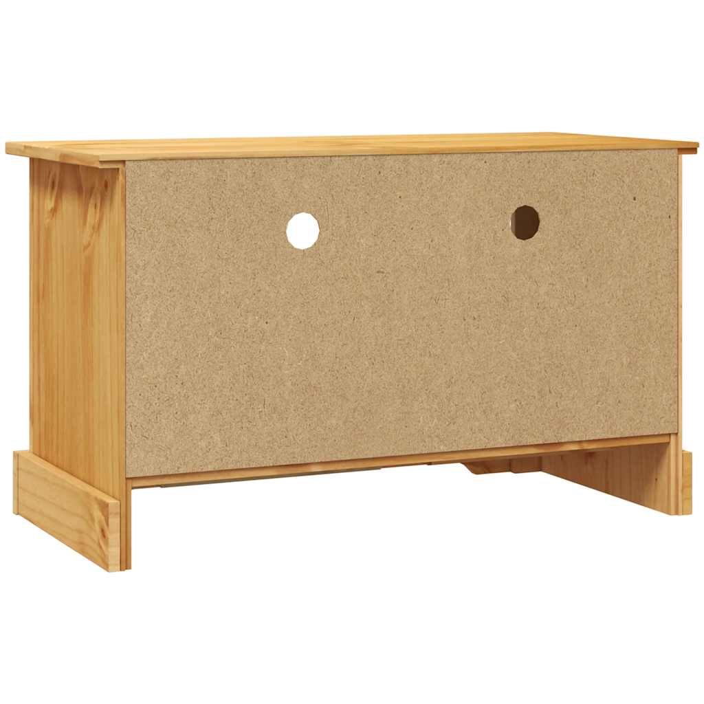 Petit Meuble TV en Pin Massif Mexicain - 91 cm-Mon Meuble TV-7