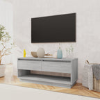 Petit Meuble TV Gris Effet Sonoma - 102 cm-Mon Meuble TV-Sonoma gris-3