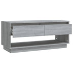 Petit Meuble TV Gris Effet Sonoma - 102 cm-Mon Meuble TV-Sonoma gris-8