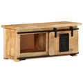 Petit Meuble TV Industriel en Manguier Massif - 90 cm-Mon Meuble TV-1