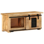 Petit Meuble TV Industriel en Manguier Massif - 90 cm-Mon Meuble TV-1