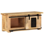 Petit Meuble TV Industriel en Manguier Massif - 90 cm-Mon Meuble TV-10